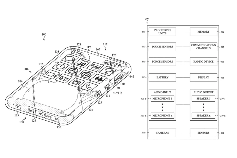 اپل پتنتی برای یک گوشی کاملا شیشه‌ای ثبت کرده است-1