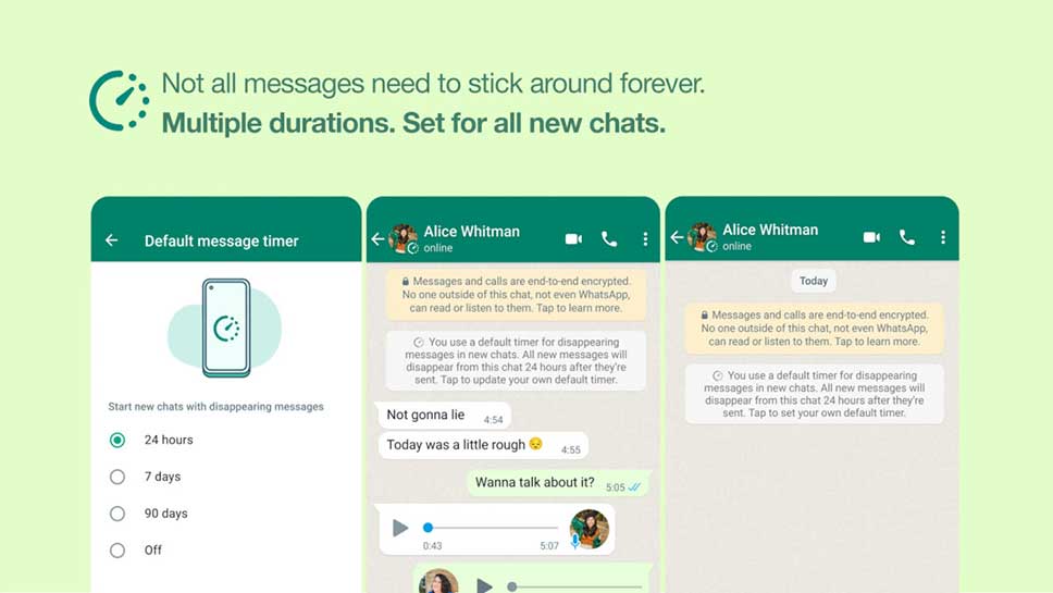 واتس‌اپ گزینه‌های بیشتری برای پنهان شدن پیام ها در اندروید و iOS اضافه می‌کند-2
