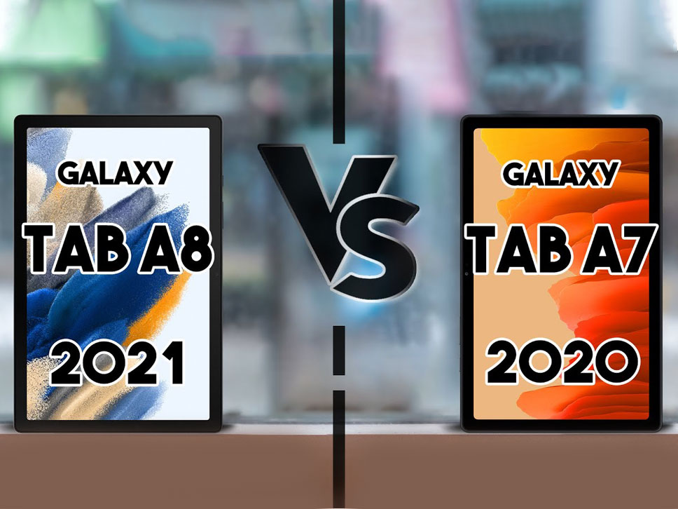 مقایسه تبلت گلکسی Tab A8 2021 با Tab A7