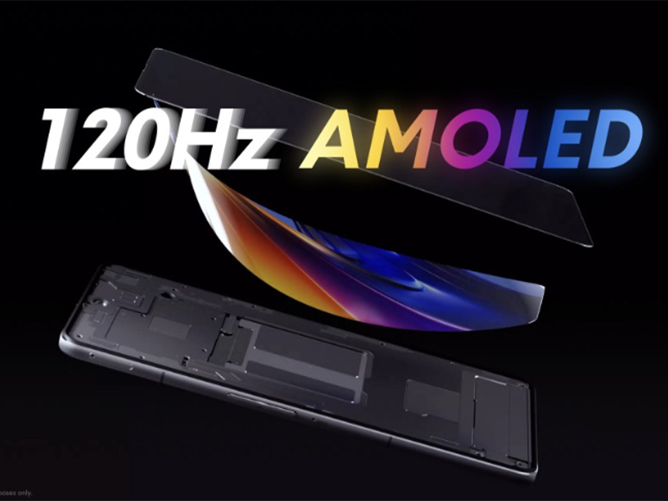 نمایشگر AMOLED 120 HZ