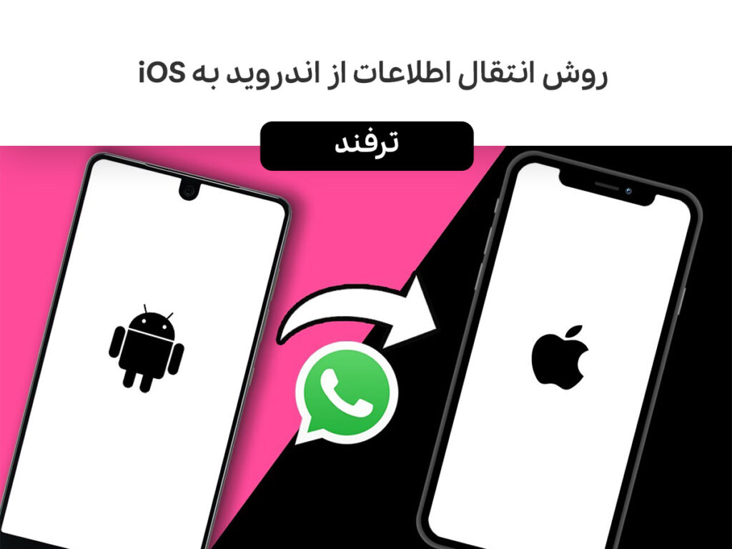 روش انتقال اطلاعات واتساپ از اندروید به iOS