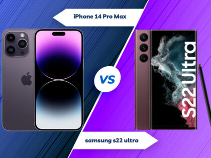 مقایسه گوشی‌ Apple iPhone 14 Pro Max با Samsung Galaxy S22 Ultra