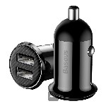 شارژر فندکی خودرو باسئوس مدل Grain Pro (دوگانه USB 4.8A) Baseus