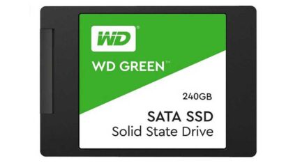 حافظه اس اس دی اینترنال وسترن دیجیتال Green WDS240G2G0A با ظرفیت ۲۴۰ گیگابایت